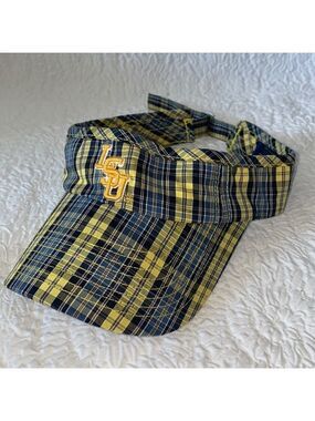 Top Of The World LSU TIGERS Plaid Sun Visor